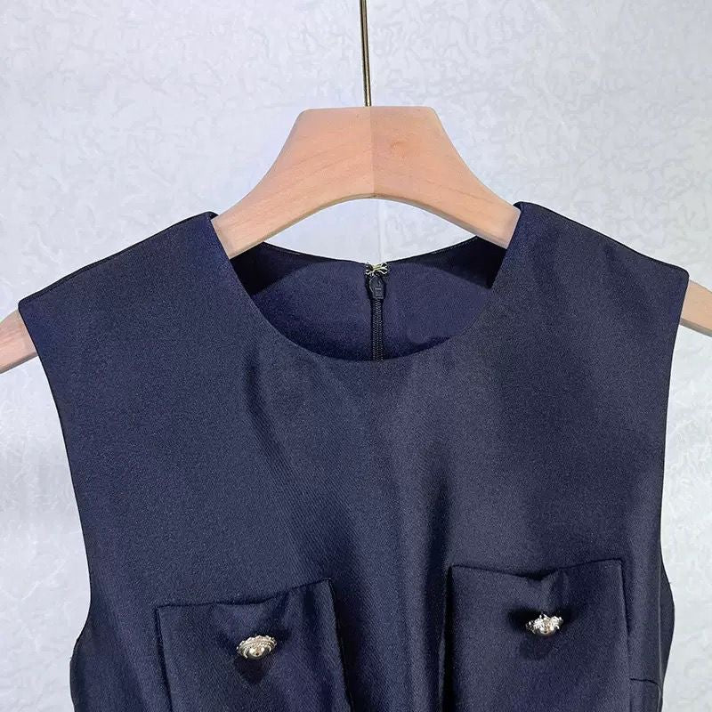 Maison Chic Belted Dress