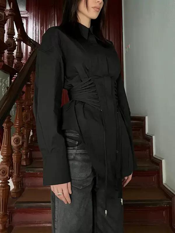 Corset Cinched Shirt