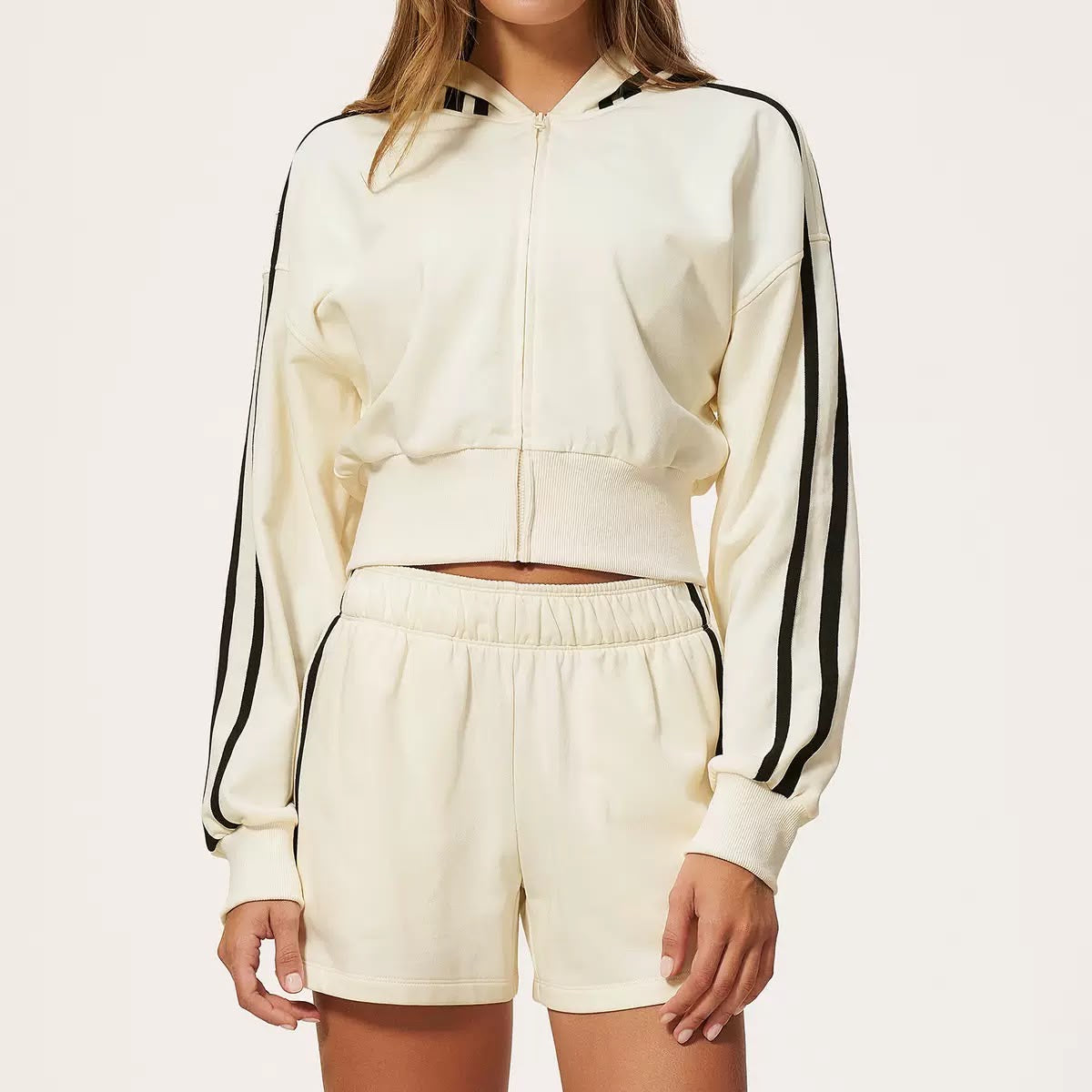 Varsity Stripe Shorts Set