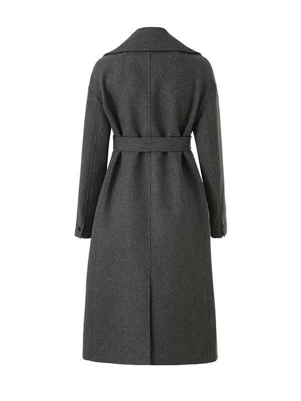 Isabelle Wool Wrap Coat