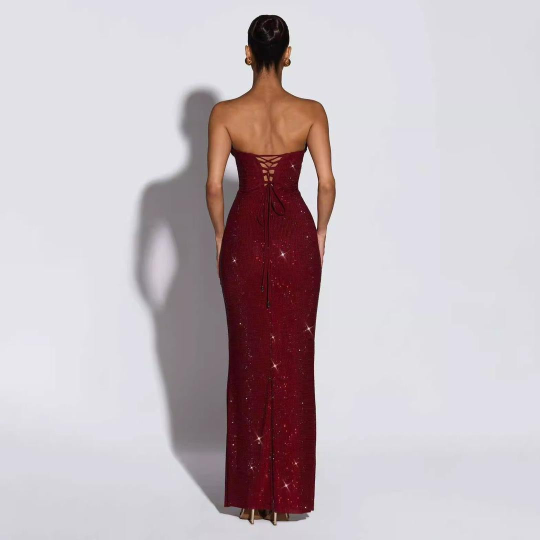 Ruby Stardust Gown