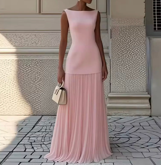 Soft Muse Pleated Dress