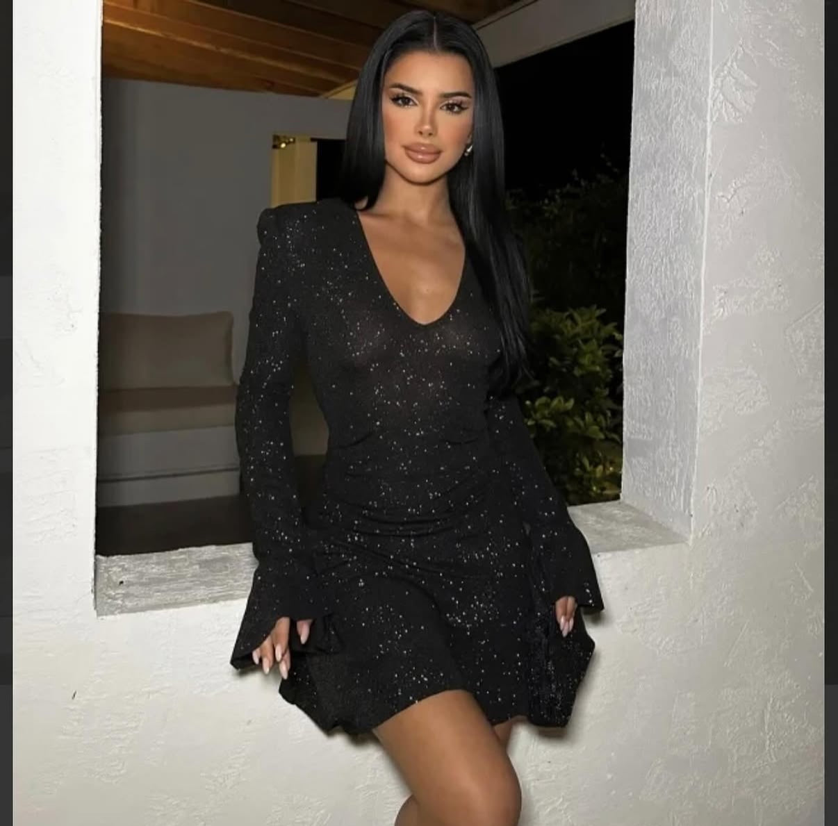Midnight Spark Mini Dress