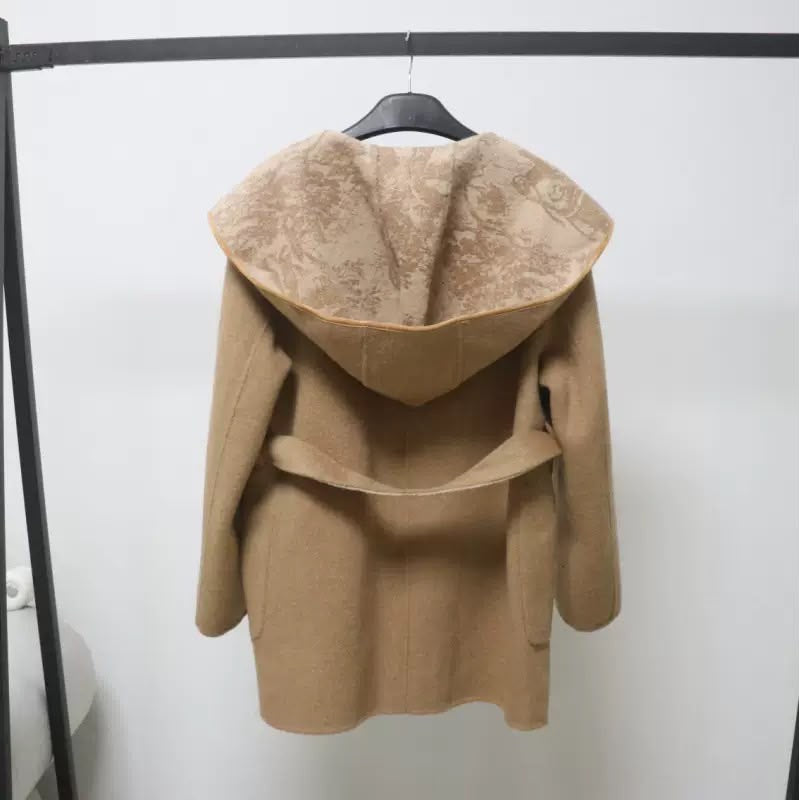 Toile Reversible Belted Coat