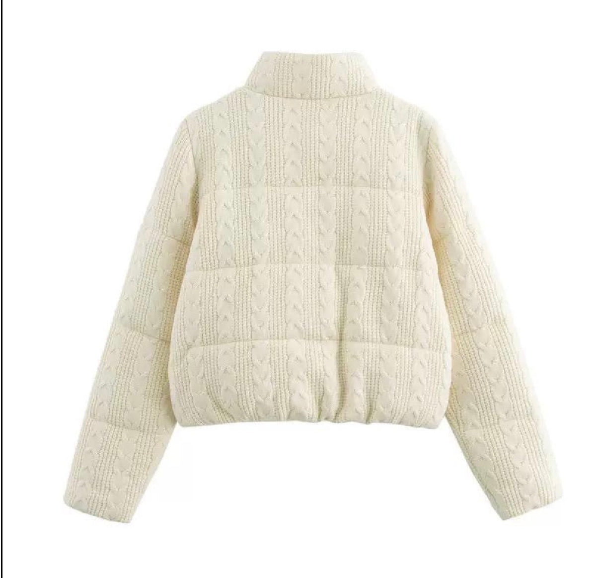 Écru Winter Puff Jacket
