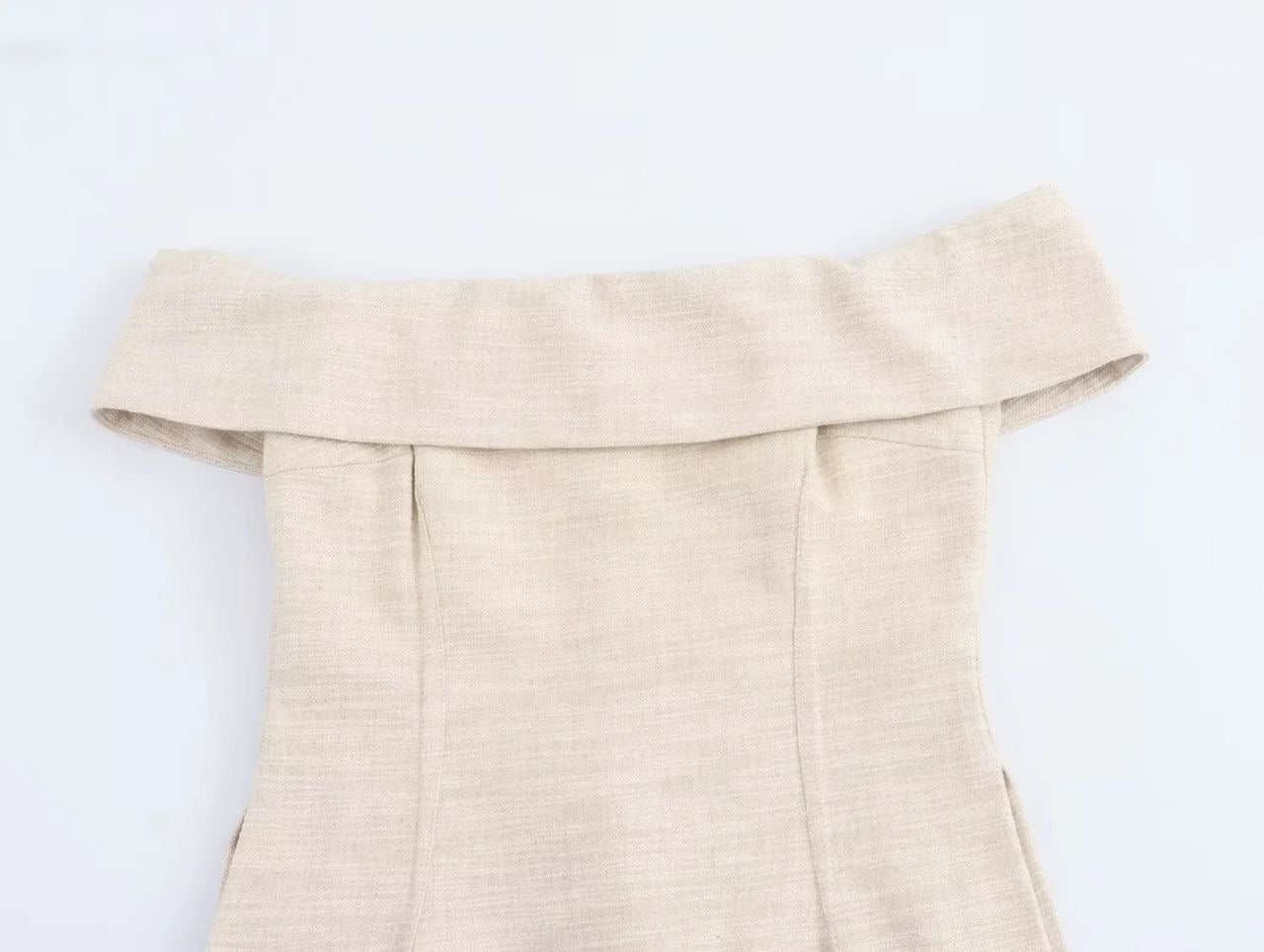 Luna Off-Shoulder Linen Set