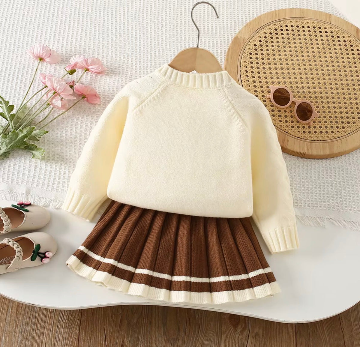 Bloom Knit Skirt Set