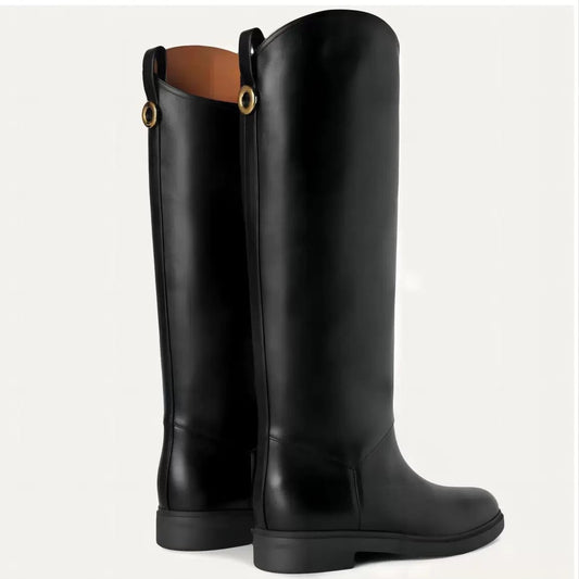 Midnight Rider Tall Leather Boots