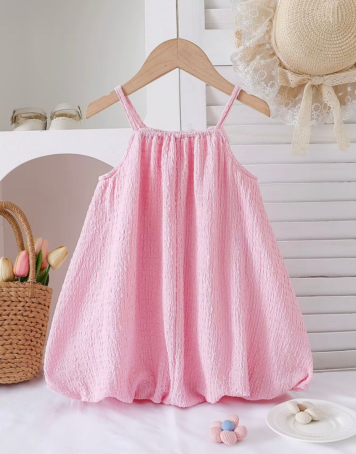 Pink Petal Breeze Dress