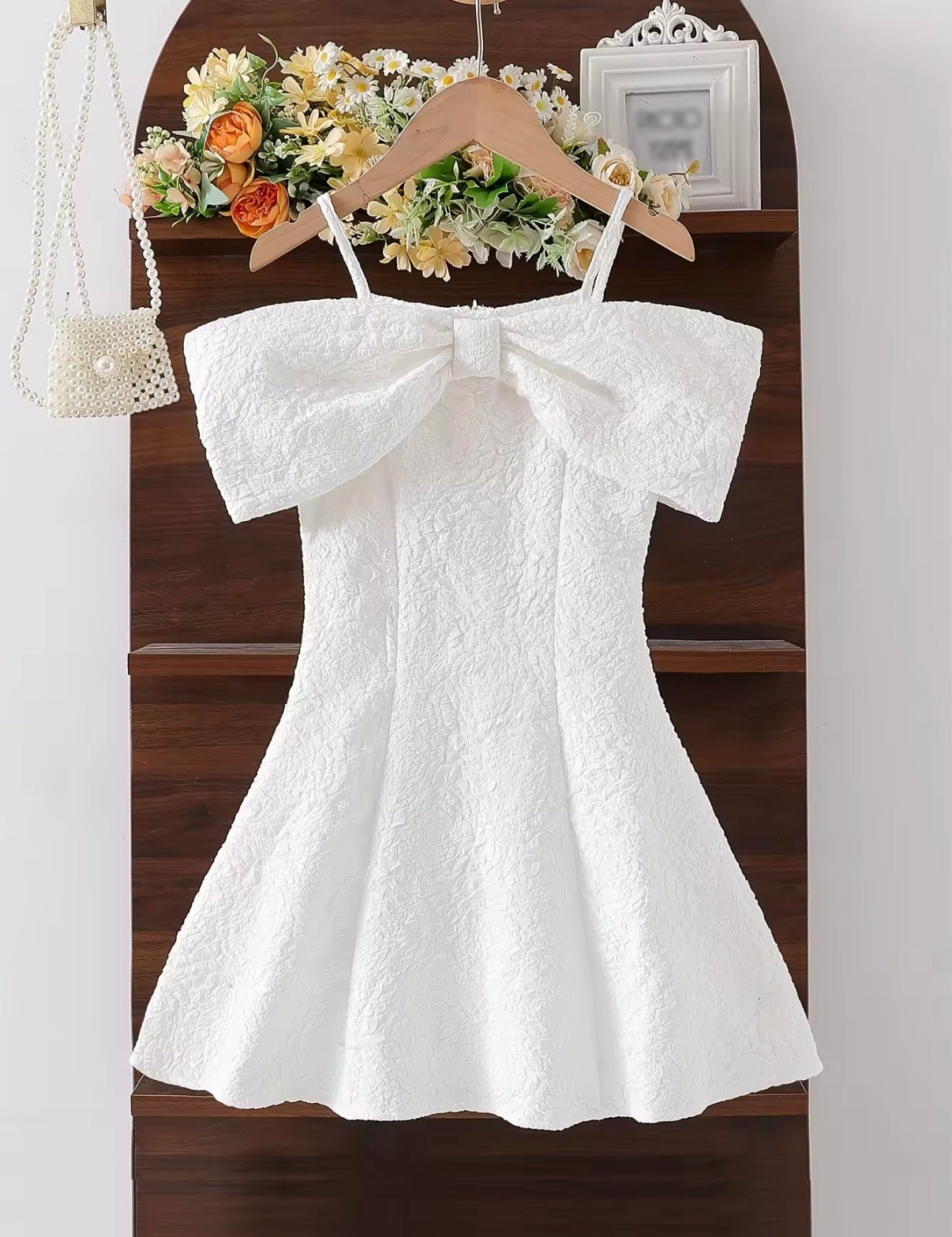 Ivory Bow Belle Dress