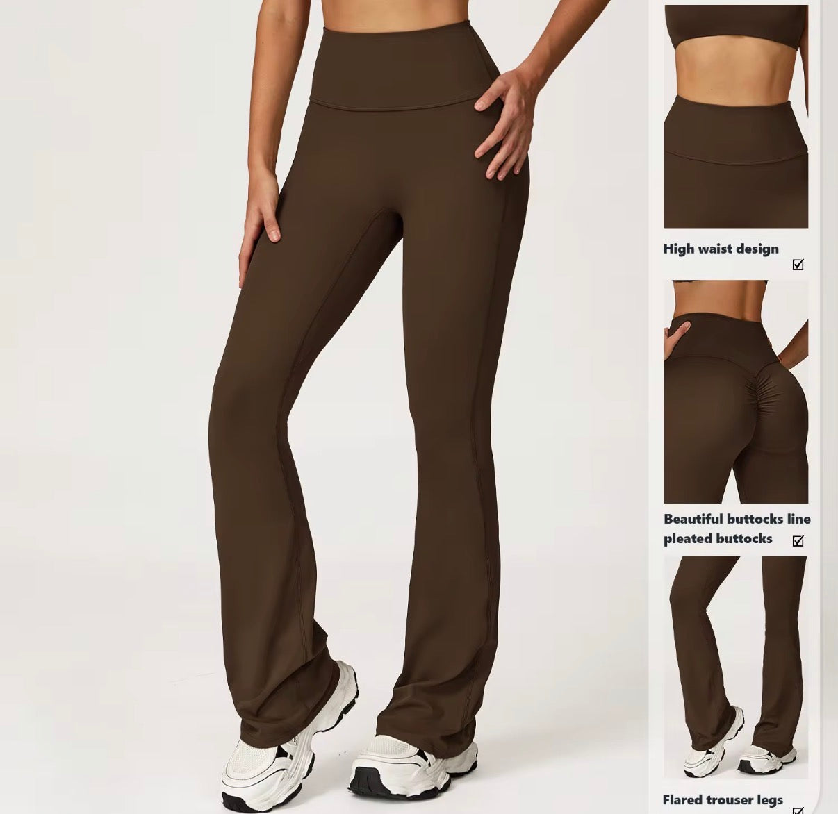 CrissCross Sculpting Flare Active Set with Seam Detail