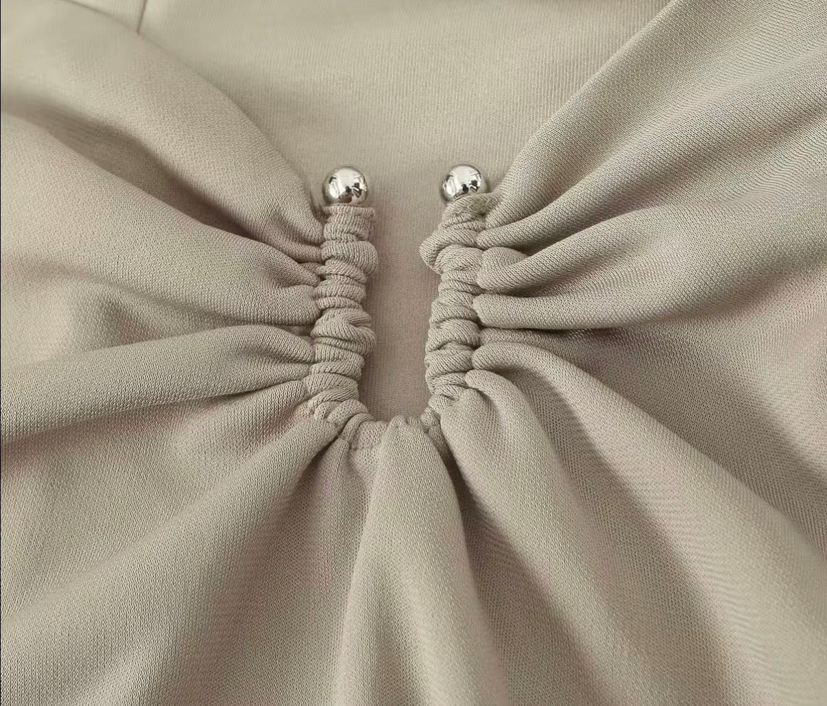 Strapless Ruched Corset Top
