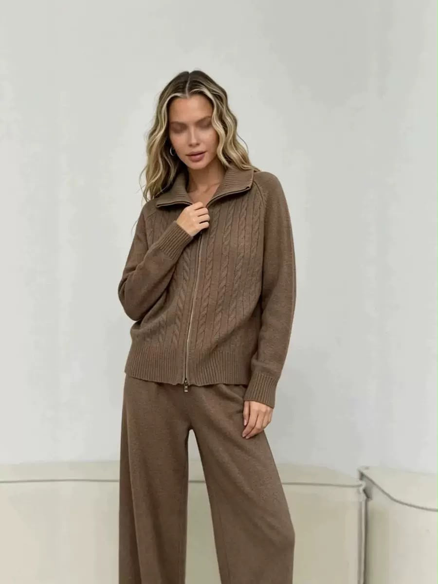Amélie Cable-Knit Lounge Set