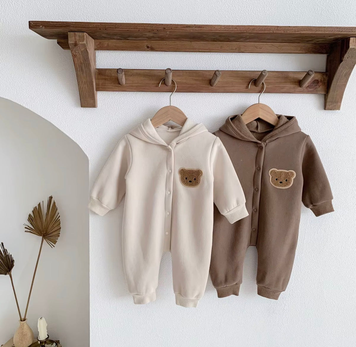 Teddy Hooded Romper