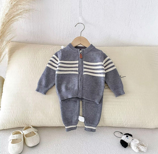 Classic Stripe Knit Set