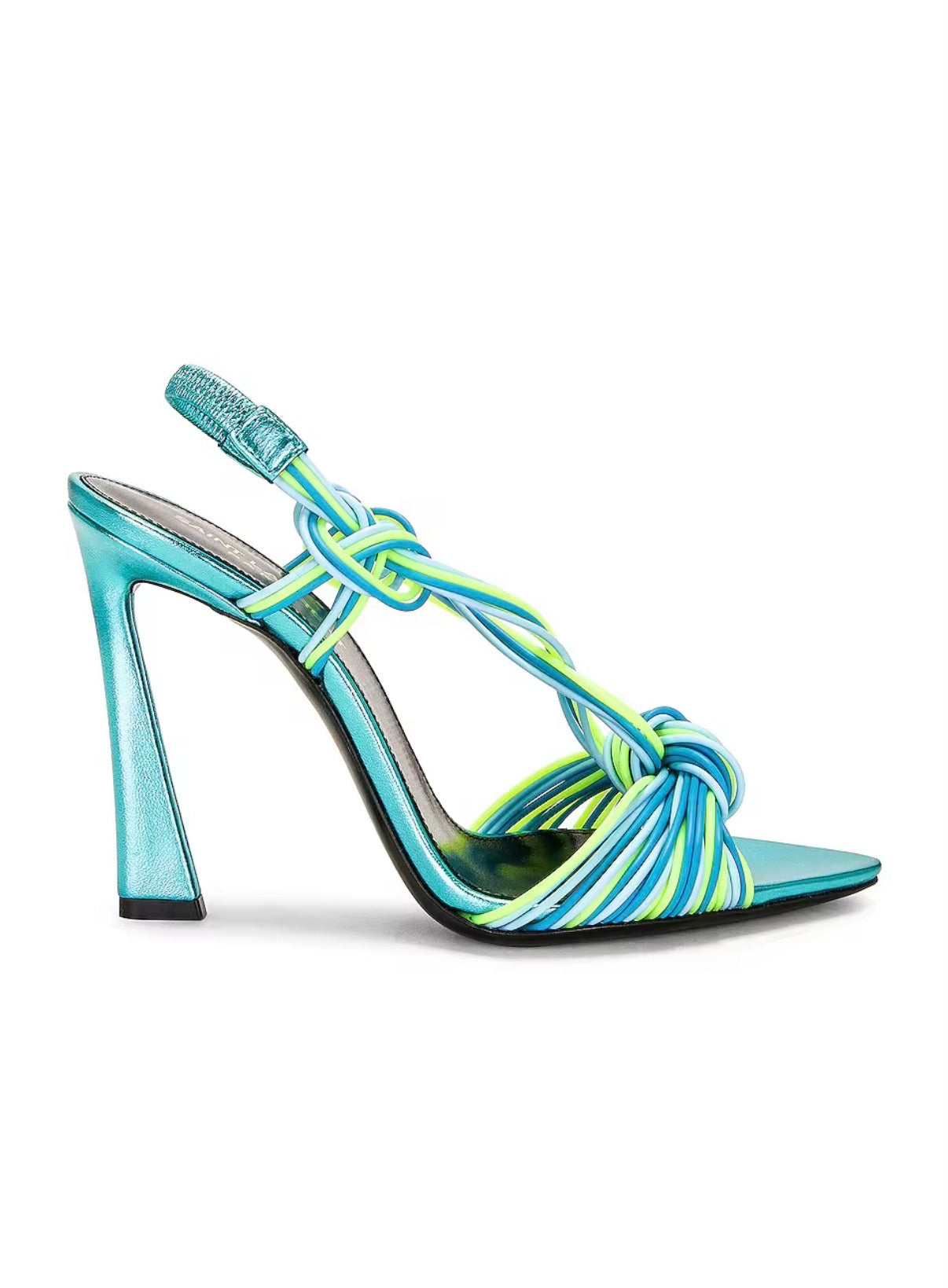 Neon Knot Heels