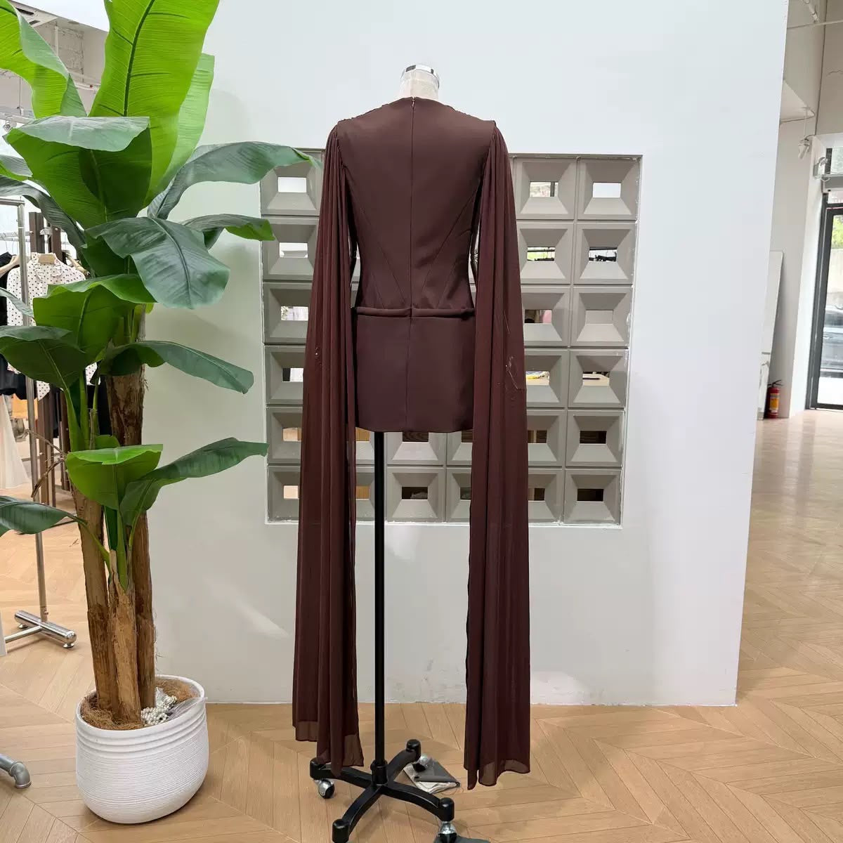 Celeste Draped Mini Dress