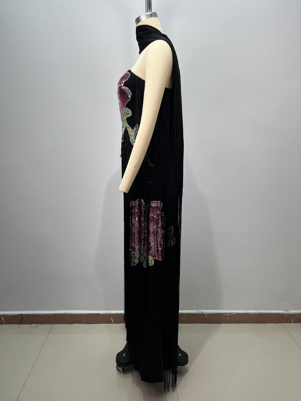 Orchid Noir Embellished Gown