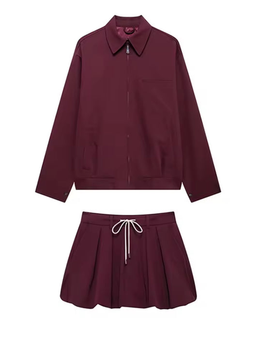 Street Chic Pleated Set