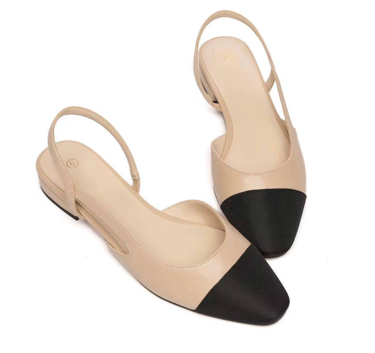 Chic Tweed Slingback Flats