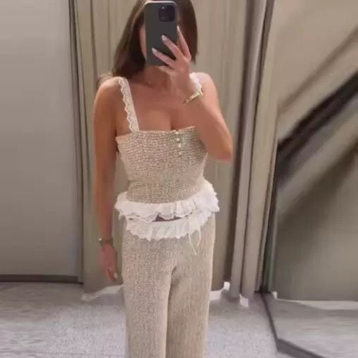 Pearl Ruffle Muse Set