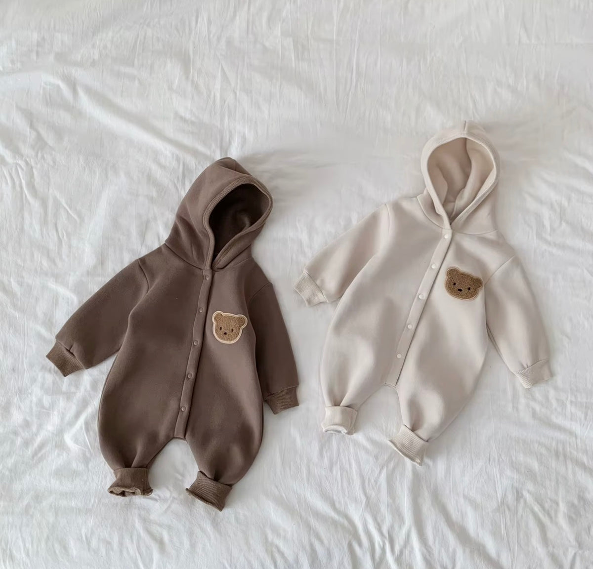 Teddy Hooded Romper