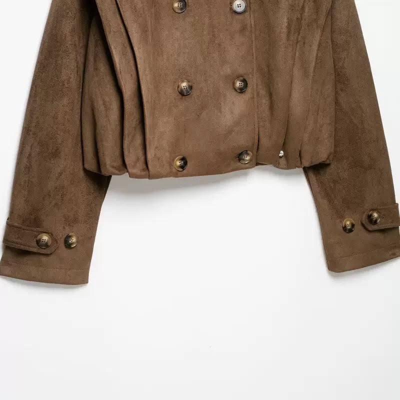 Sienna Suede Cropped Jacket