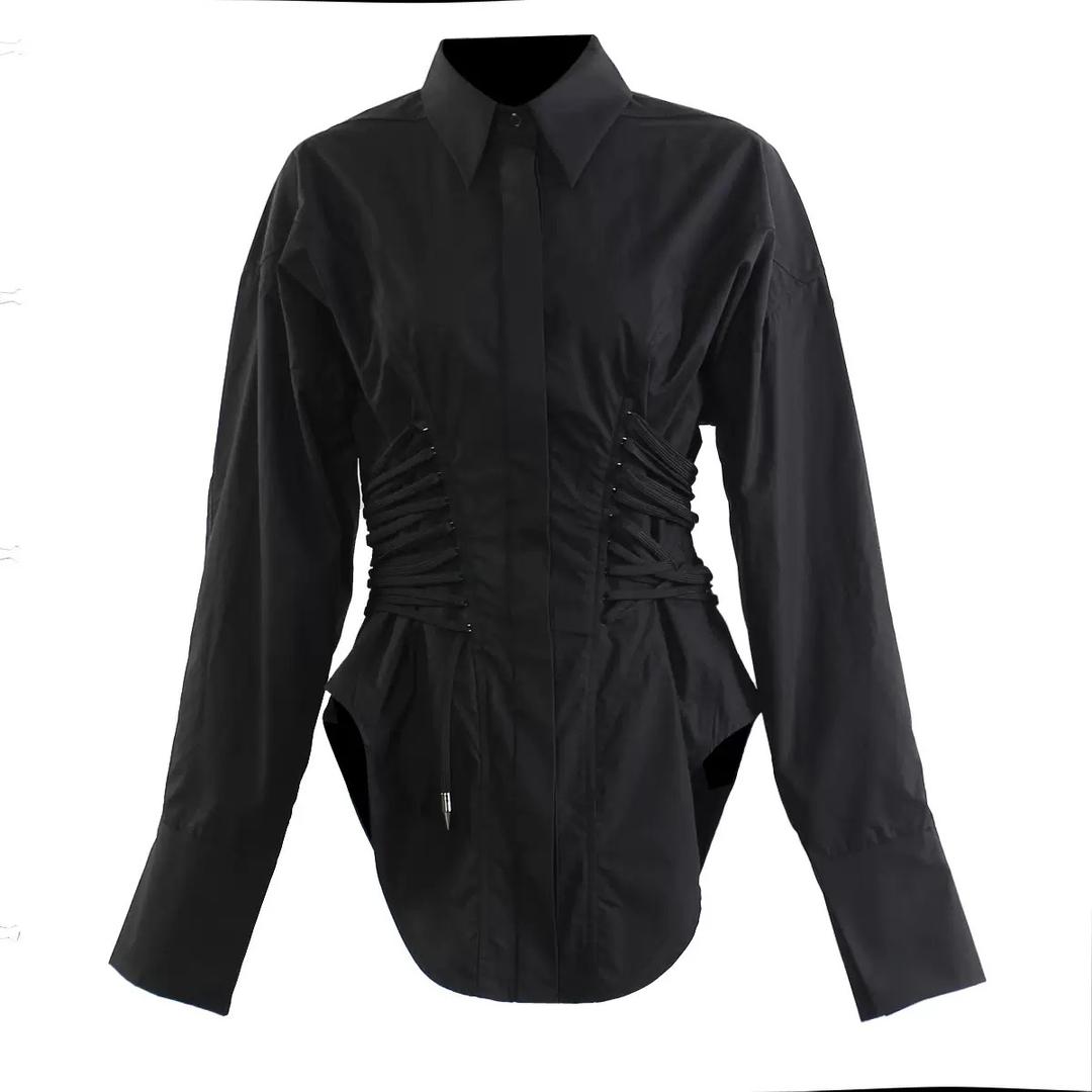 Corset Cinched Shirt
