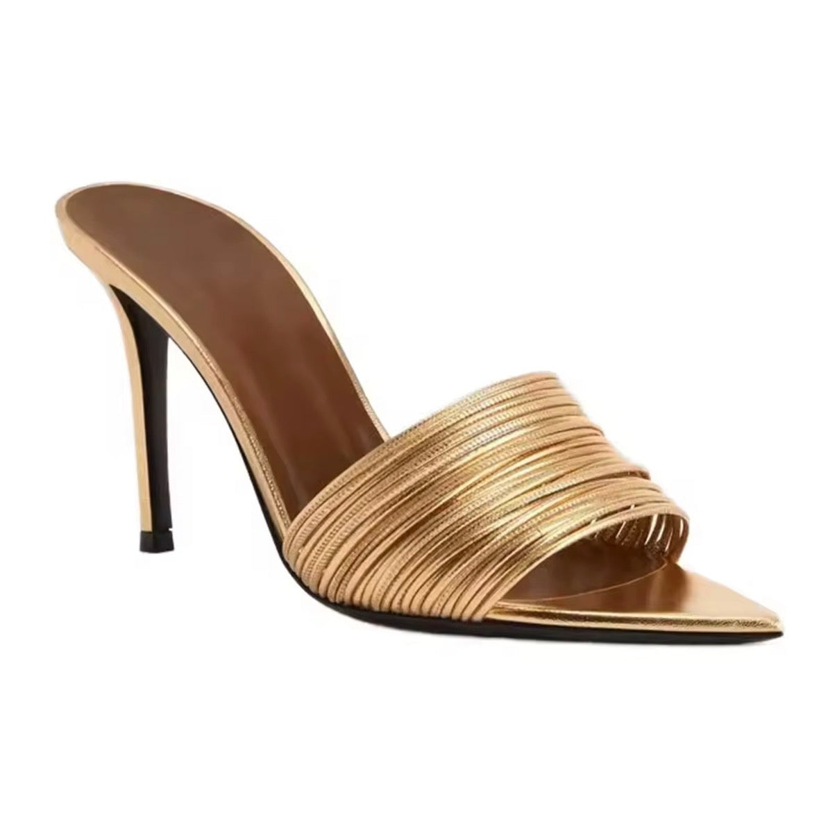 Golden Allure Mules