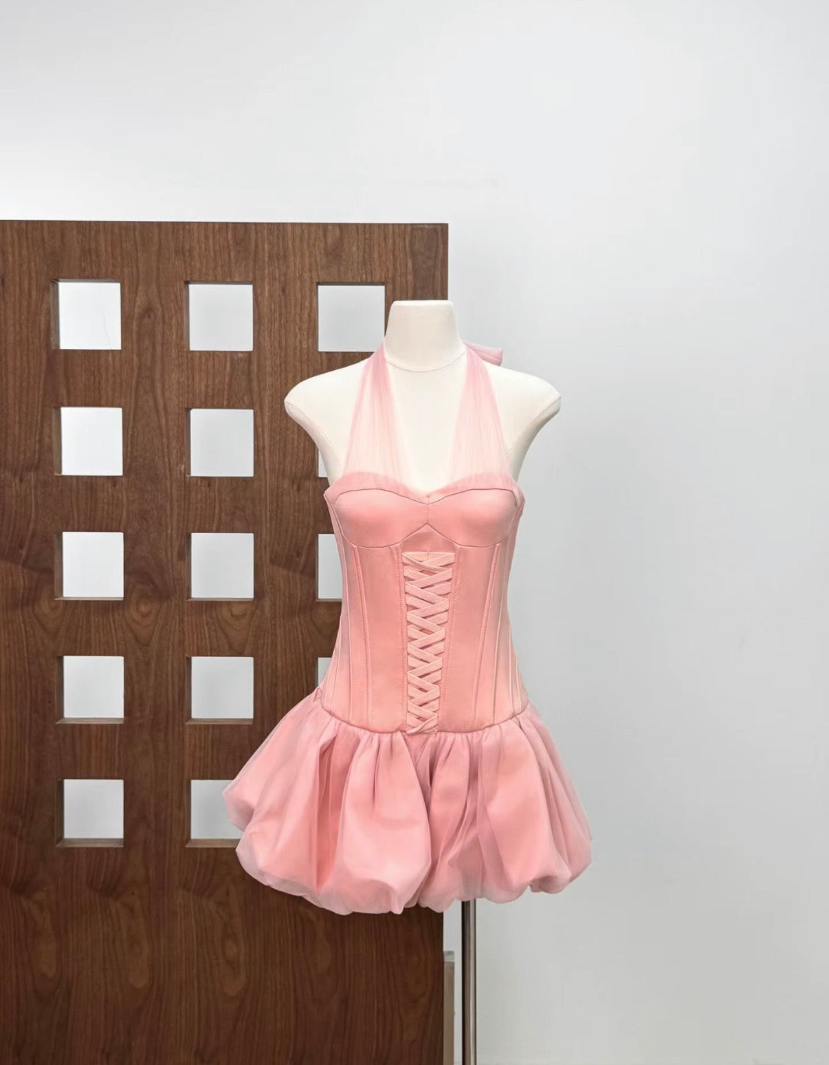Blush Corset Bubble Dress