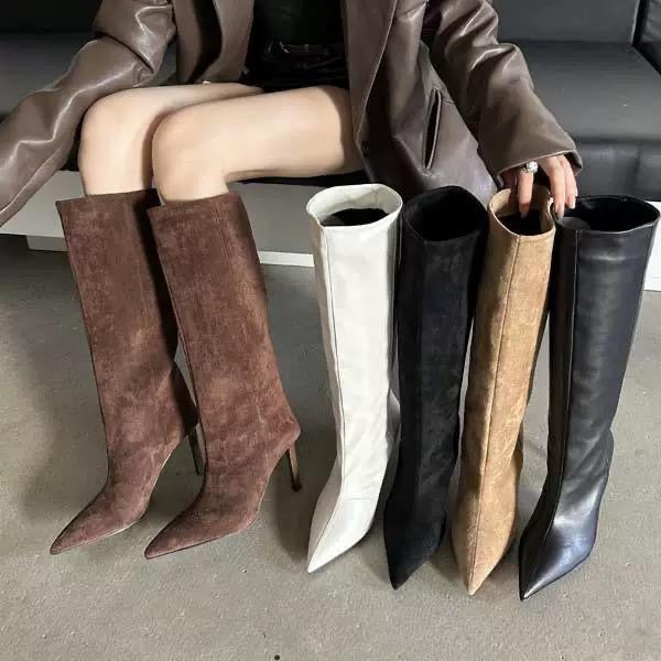 The Luxe Pointed Stiletto Boots