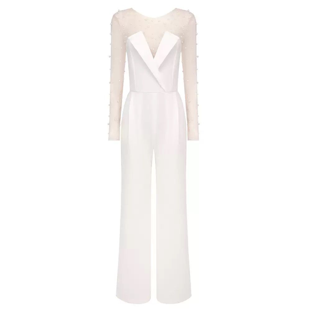 Luna Pearl-Illusion Jumpsuit