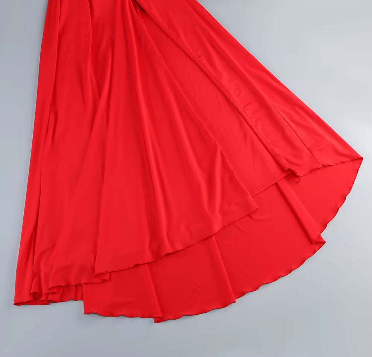 Red One-Shoulder Dress