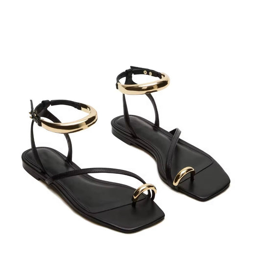Golden Ring Sandals