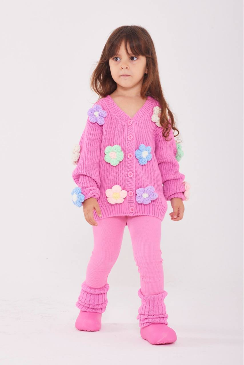 Bloom Knit Cardigan Set