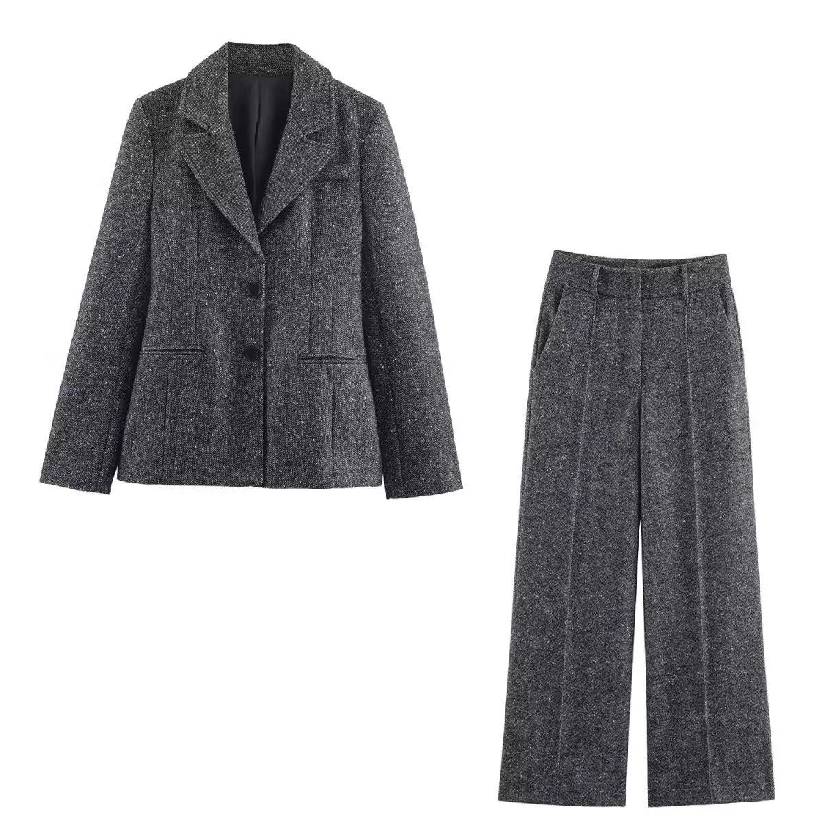 Parisian Tweed Power Suit