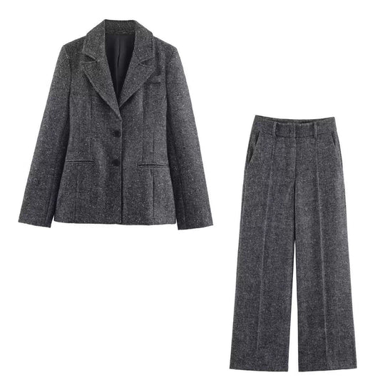 Parisian Tweed Power Suit