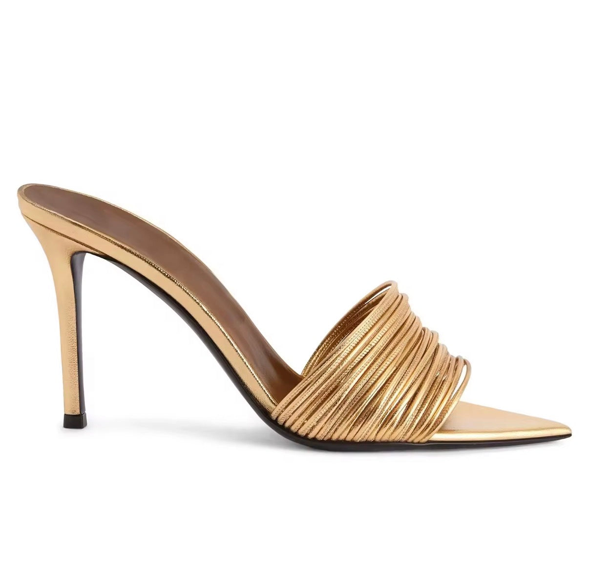 Golden Allure Mules