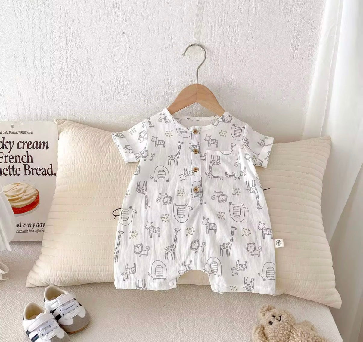 Safari Friends Romper