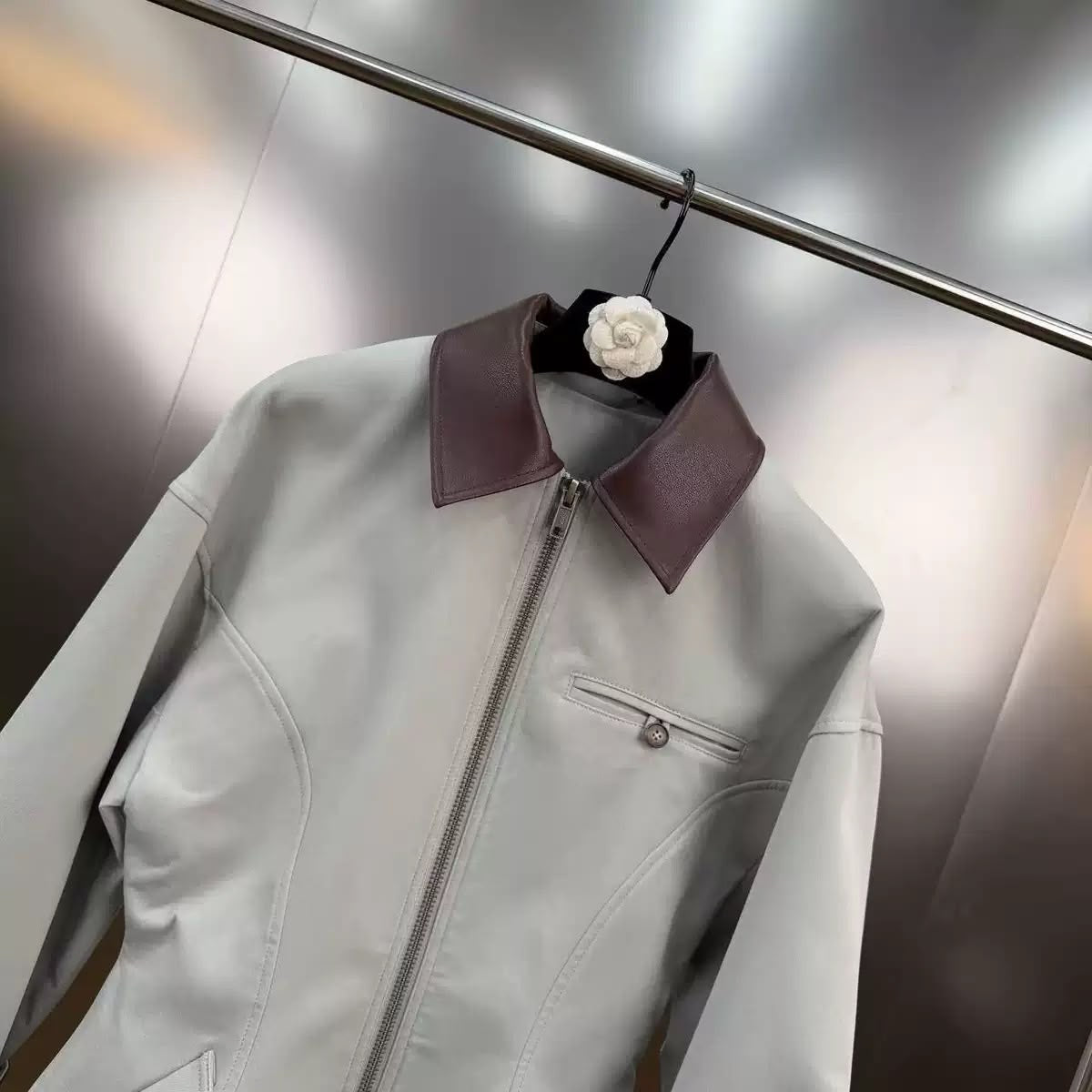 Soho Contrast Collar Jacket
