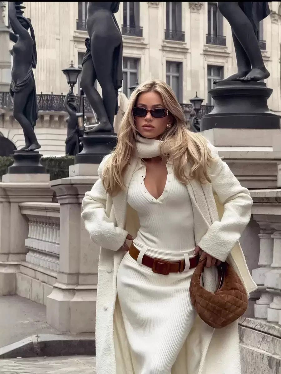 Ribbed Polo Maxi Set