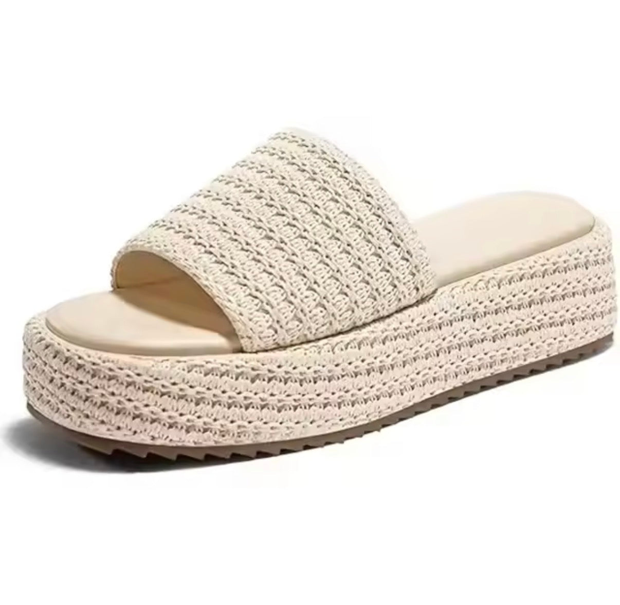 Solea Raffia Platforms
