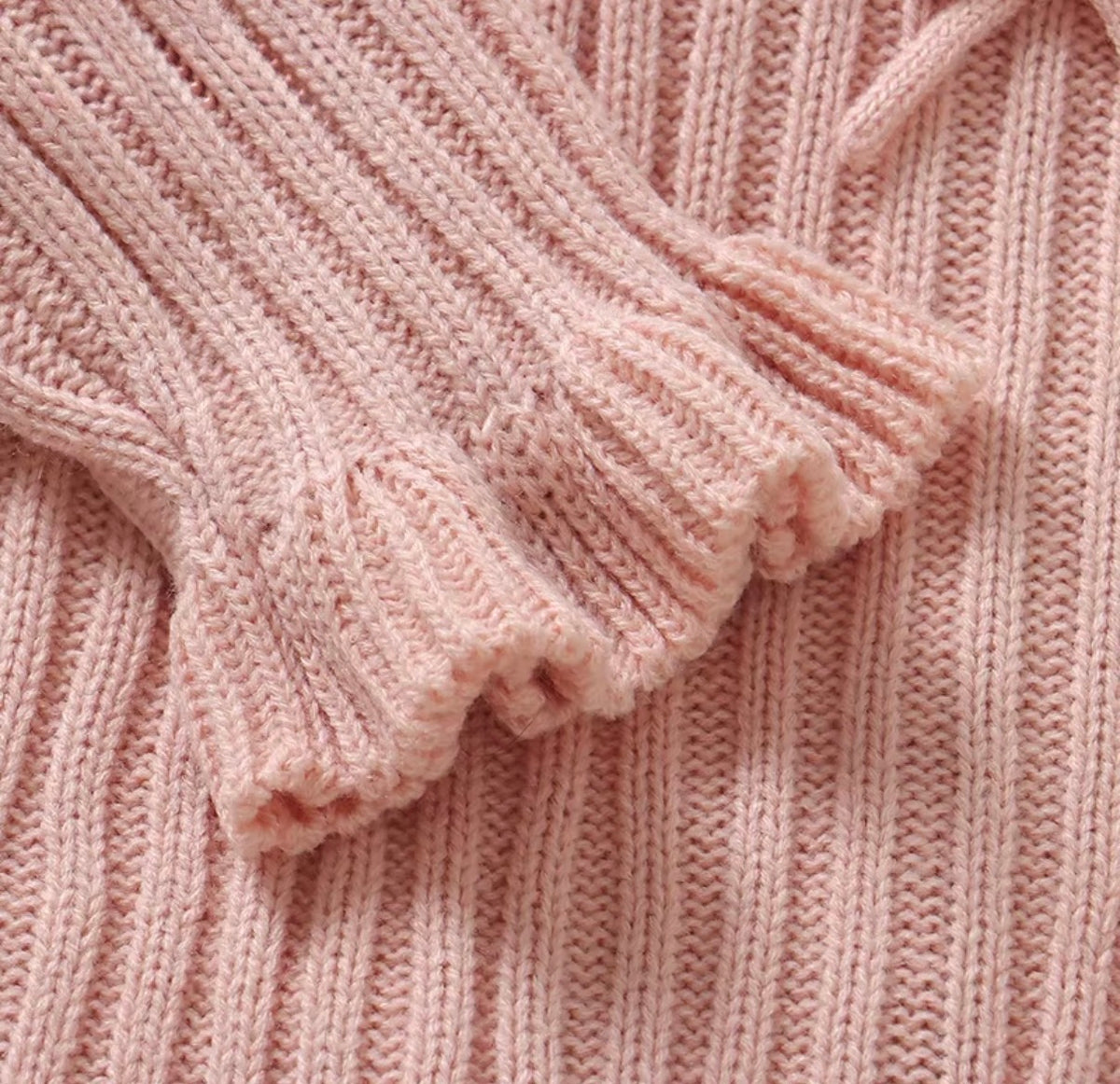 Rosalie Ruffle Knit Romper