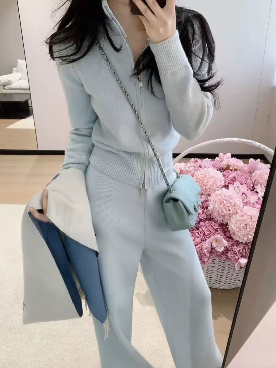 Milano Zip Knit Set