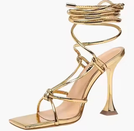 Wrap Me Grace Heels