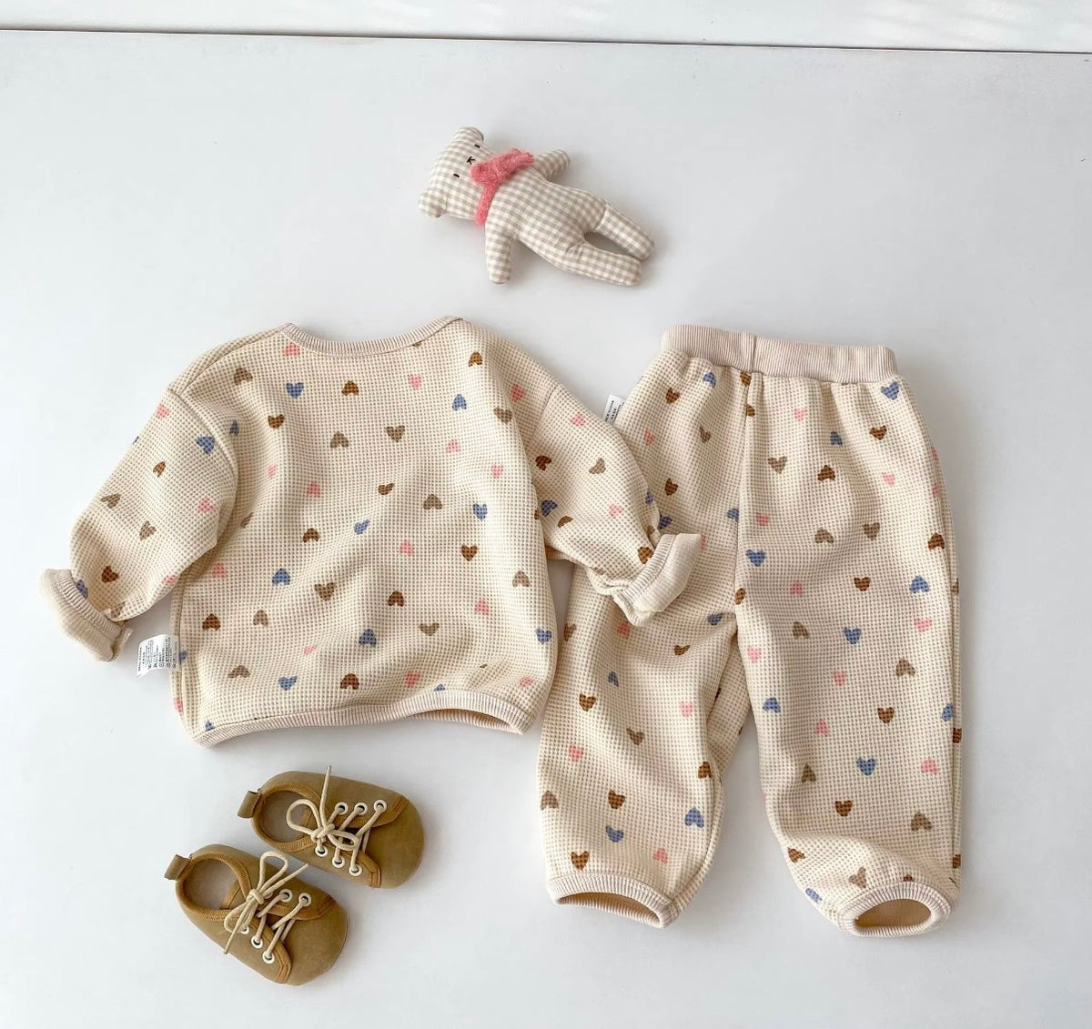 Tiny Hearts Waffle Set