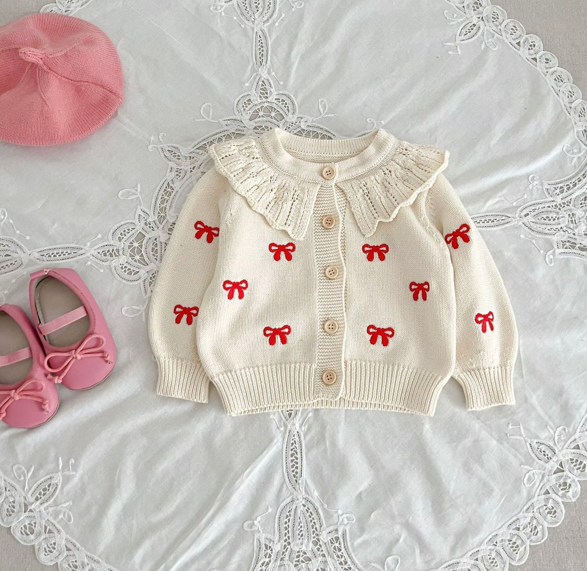 Little Bow Knit Set