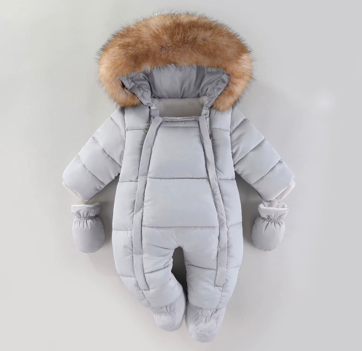 Frosty Fur Hood Snowsuit