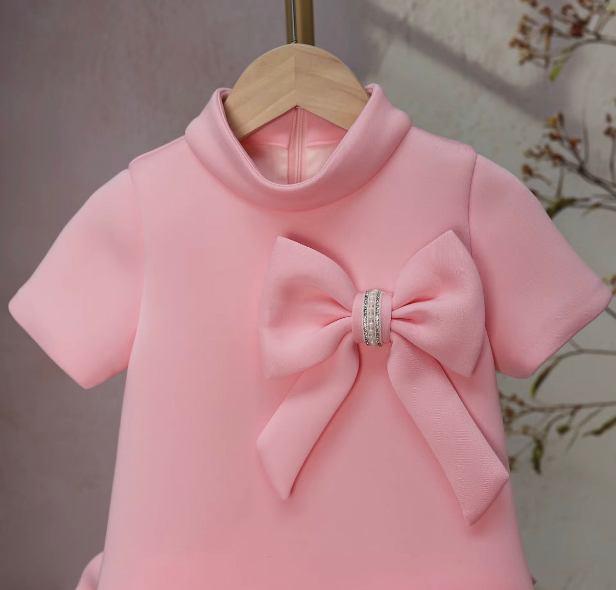 Ruffle Rose Bow Dress