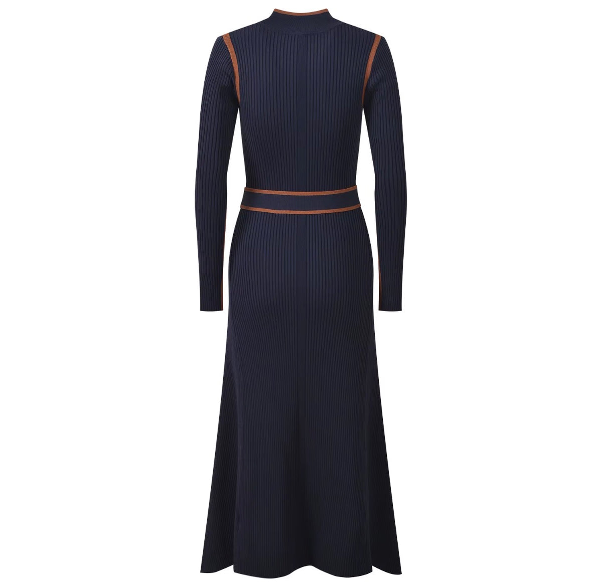 Monaco Belted Knit Maxi Dress